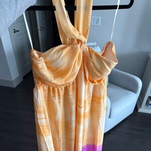 Buddy Love Orange/Pink Sundress